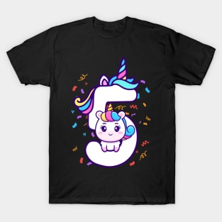 Cute Birthday Unicorn T-Shirt